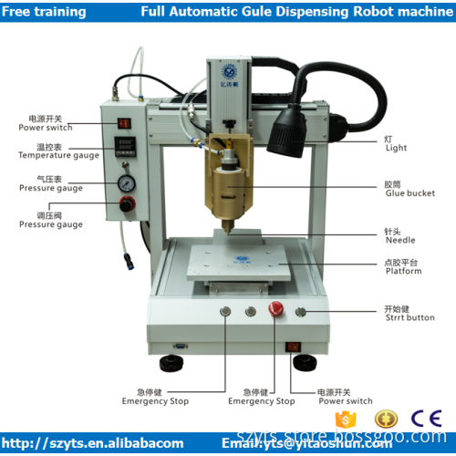 High Speed Full Automatic Gule Dispensing Robot machine for cellphone screen repair